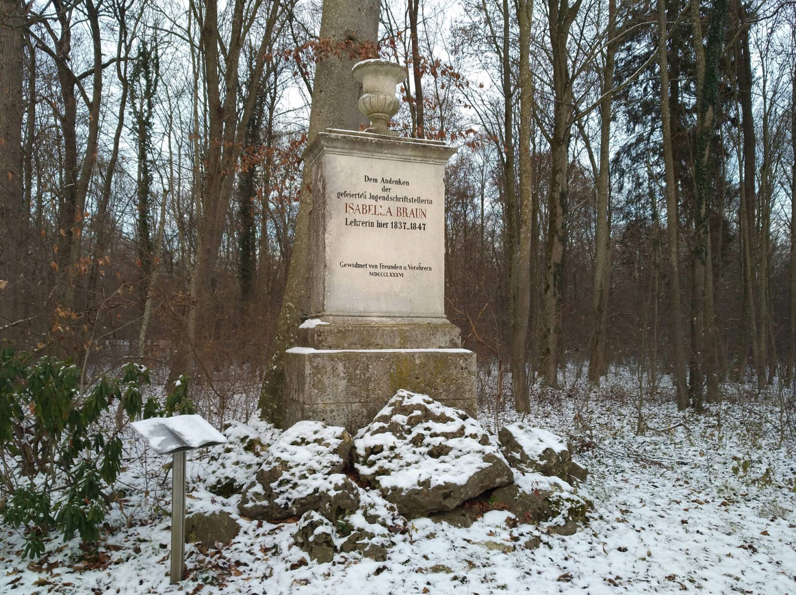 Denkmal von Isabella Braun