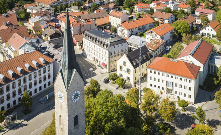 Holzkirchen von oben