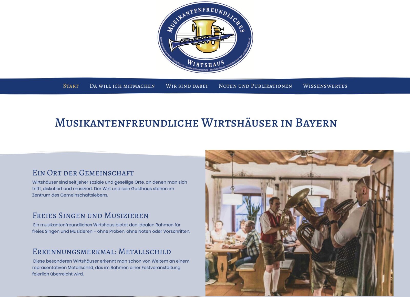 Musikantenfreundliches Wirtshaus