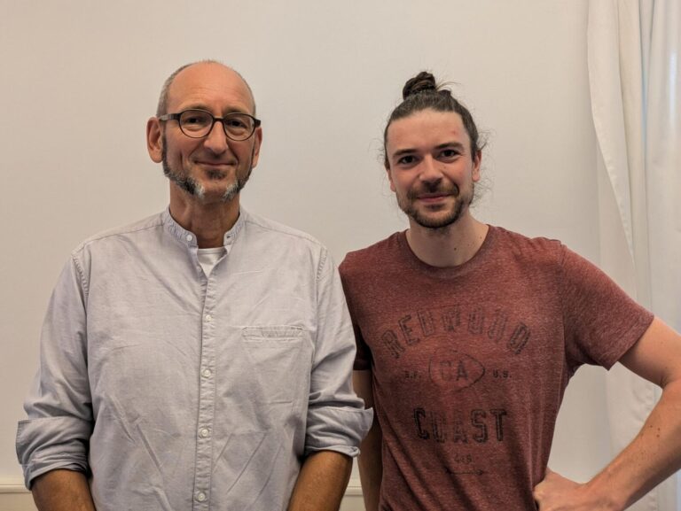 Foto von Alois Schmelz und Sebastian Gröller