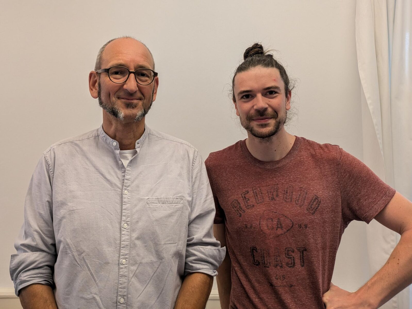 Foto von Alois Schmelz und Sebastian Gröller