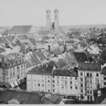 Luftaufnahme der Innenstadt von München vor 1945